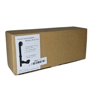 Plastic Tubular Bath Waste, Lift & Turn